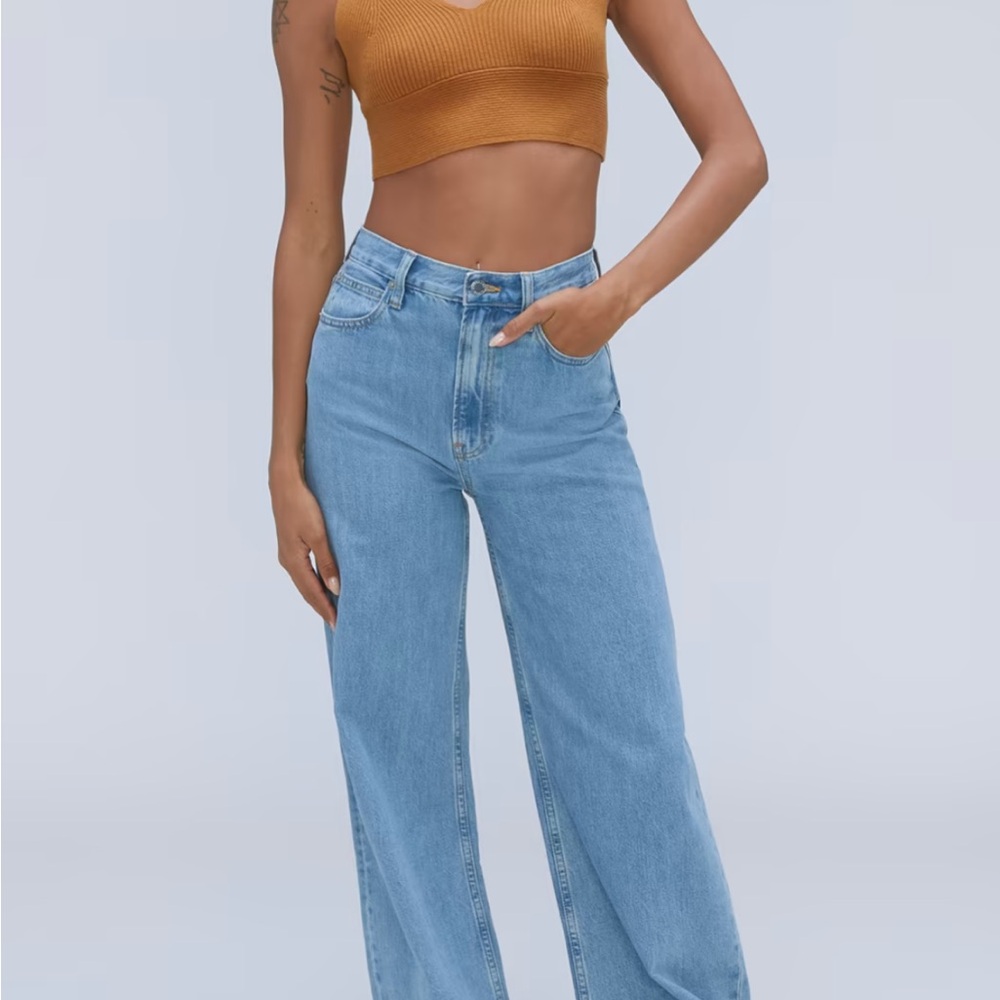 NWT Everlane Moraine The Baggy Jean Size 25